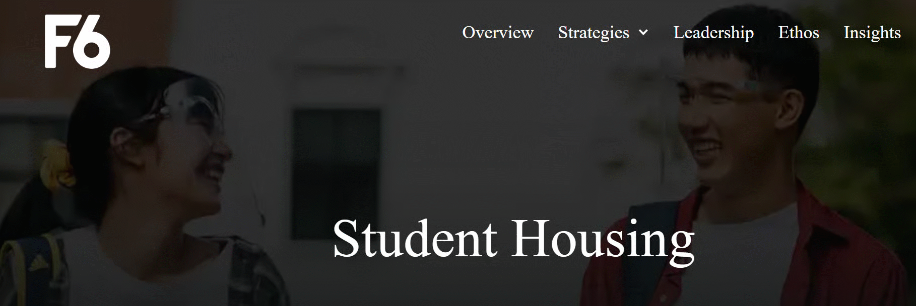 F6 Partners Student Housing — opportunistic investments for high-net-worth individuals who prioritize safety, cash flow, and long-term stewardship.