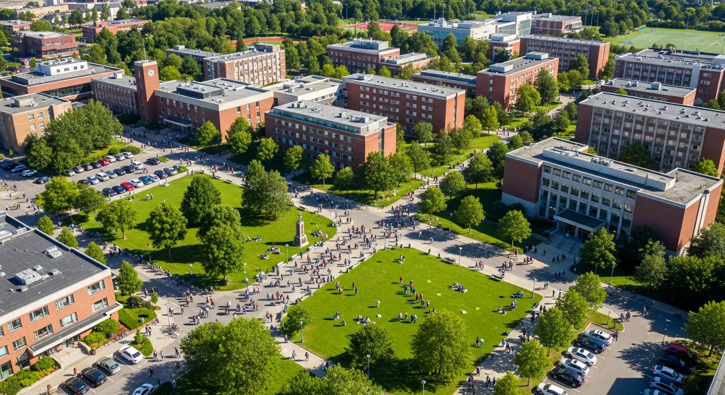 University campus life driving student housing demand