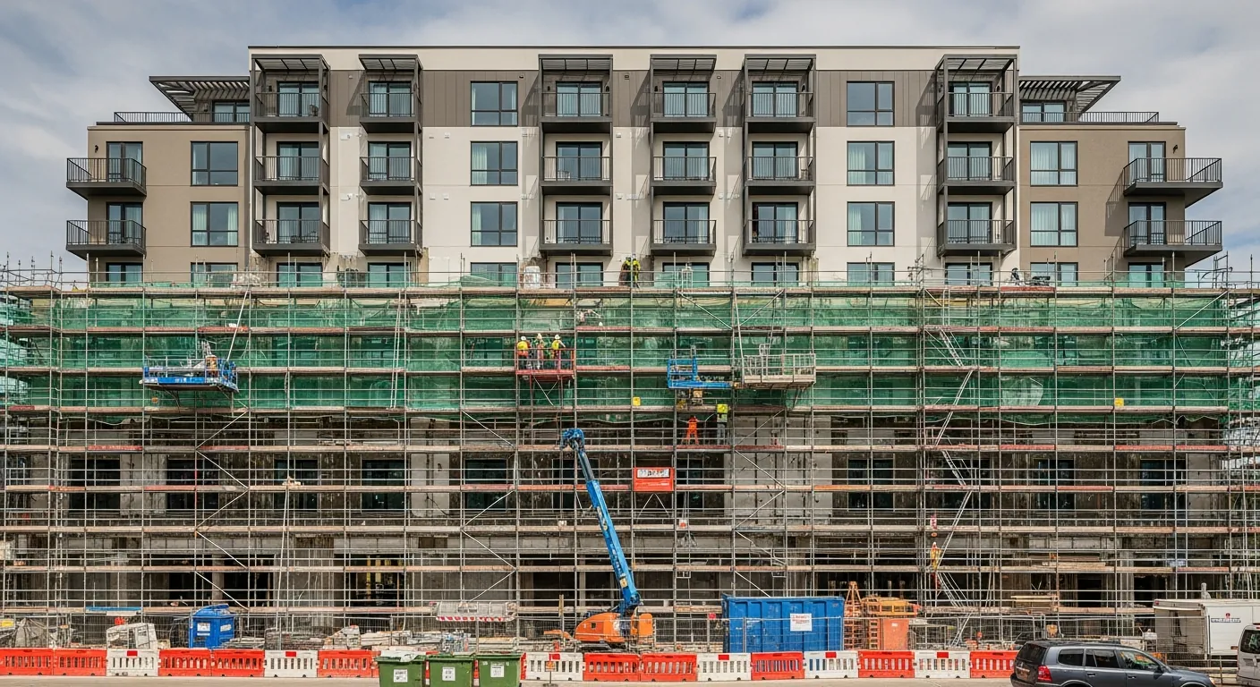 Hotel property being converted to residential apartments