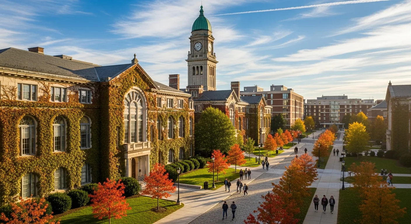 University campus near student housing investments