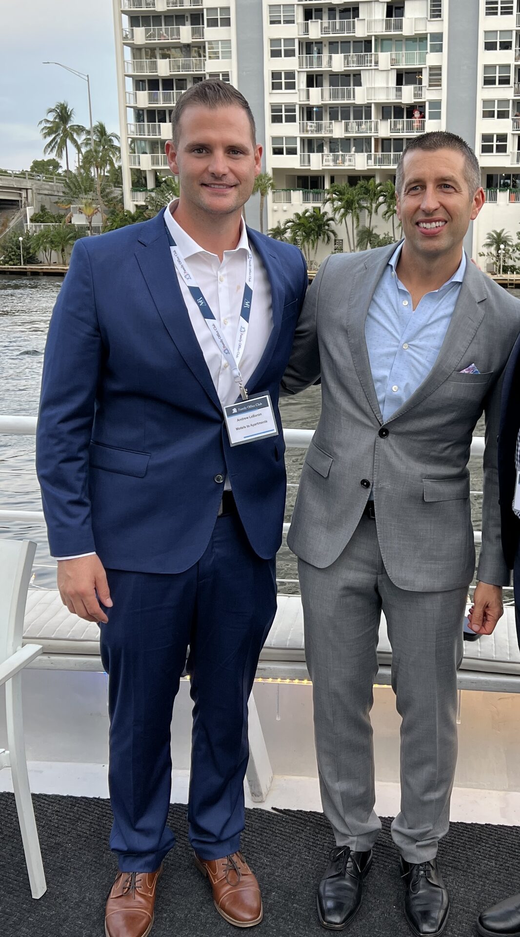 Andrew LeBaron with Richard Wilson
